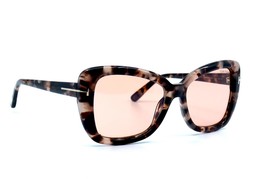NEW TOM FORD TF1008/S 55Y MAEVE PINK HAVANA AUTHENTIC SUNGLASSES - $224.40