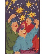 Children Playing Fireworks S&#39;pore $10 Telephone Card (Used) - $475.98 MXN