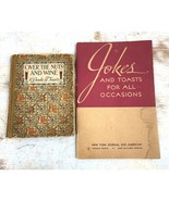 2 Books of Toasts: Over the Nuts and Wine by James Clarence Harvey 1906 ... - $33.40 CAD