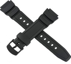 Casio 10360831 Men&#39;s Watch Strap Resin Black 24mm  - £29.99 GBP