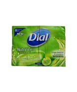 Dial Nutriskin Grape Seed Oil &amp; Lemongrass Glycerin Soap 8 Pack 4 Oz.. Each - £41.33 GBP