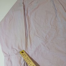 Castaway Nantucket Island Men's White & Purple Checkered Button-Down Shirt Sz L image 3