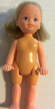 Vintage Simba Miniature Blonde Jointed 5” Doll SKU 040-36 - £5.41 GBP