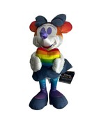 disney pride LbgtQ collection minnie mouse Rainbow heart plush Doll - $17.81