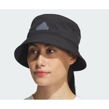 Adidas Women&#39;s One Size Shoreline Bucket Hat Black/Onix Grey IR0760 - £14.51 GBP