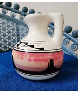 Vintage Cedar Mesa Signed Navajo Ceramic Water Pitcher/Jug - $802.19 MXN