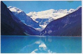 Alberta Postcard Lake Louise &amp; Victoria Glacier Canadian Rockies - £1.69 GBP