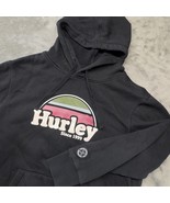 Hurley Since 1999 Black Pullover Hoodie Mens Medium Graphic Logo - $34.17 CAD