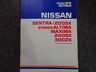 1996 Nissan Stanza Altima Service Réparation Atelier Manuel Set Usine OEM Livres Item image 3