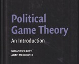 Political Game Theory An Introduction (Hardcover, 2007) Cambridge - $30.63
