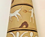 Formalities Vase Ethnic Collection by Baum Bros. African Decor Horses Pe... - $27.95
