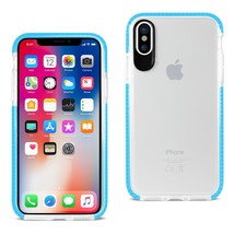 [Pack Of 2] Reiko I Phone X/iPhone Xs Soft Transparent Tpu Case In Clear Blue - £19.43 GBP