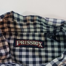 Pressbox Auburn Tigers Men’s Button Down Checkered Plaid Long Sleeved Shirt L image 3