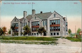 Green Bay Wisconsin East Side High School 1910 Oneida to Garwin IA Postcard X4 - £5.47 GBP