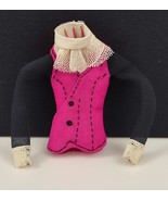 2014 Monster High Draculaura Original Ghouls Black Mesh Pink White Top Only - €9,82 EUR