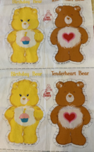 Care Bear Sewing Cut Outs Vintage Cut &amp; Sew Pillow Patterns Tenderheart/Birthday - £23.56 GBP