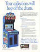 Hop A Tic Tac Toe Arcade FLYER Original Vintage Retro Art UNUSED - £19.16 GBP