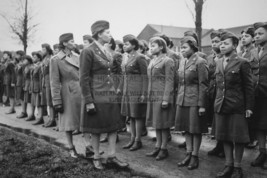 6888TH African American Postal Directory Battalion Inspection WW2 4X6 Photo - £7.15 GBP