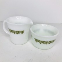 Vintage Pyrex Spring Blossom Crazy Daisy Creamer &amp; Sugar Bowl 25 &amp; 43 - £19.74 GBP