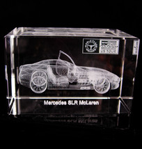 Crystal mercedes SLR Mclaren laser cut 3D car - US Tour Car Collector - sports c - £43.24 GBP