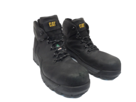 Caterpillar Men&#39;s 6&#39;&#39; Kinetic ICE+ Composite Toe WP Work Boots Black Size 12W - £51.42 GBP
