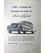 AUSTIN OF ENGLAND-MOTOR CO-In Britain throughout world-1950 Vintage Prin... - $19.18 CAD
