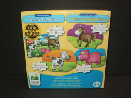 NEW The Learning Journey Kid&#39;s First Puzzle 4-In-A-Box Farm Age 2+ - £11.88 GBP