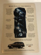 1994 Chevrolet Chevy Blazer Car Vintage Print Ad Advertisement pa31 - £6.23 GBP