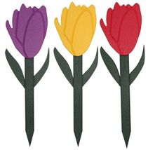 TULIP OUTDOOR DECOR - All Weather Wall Mount &amp; Garden Stake - $77.99+