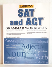 2016 Barron&#39;s Test Prep: SAT and ACT Grammar Workbook by George Ehrenhaf... - £14.51 GBP
