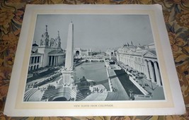 Columbian Exposition View North from Colonade 1894 Antique Print 14 x 17 - £17.39 GBP