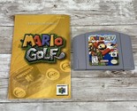 Mario Golf (N64 Nintendo 64) Game Cartridge With Manual Authentic Tested... - $39.55