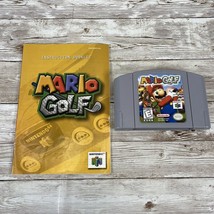 Mario Golf (N64 Nintendo 64) Game Cartridge With Manual Authentic Tested Working - $39.55