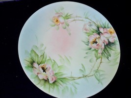 Limoges TRESSEMAN &amp; VOGT-T&amp;V France c1900s,  floral plate[a4L] - £34.77 GBP