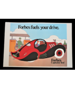 Vtg 1987 Seymour Chwast Forbes Fuels Your Drive Forbes Magazine Rare Print - $79.99