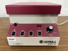 BHG HERMLE Z230M CENTRIFUGE 2-SPEED WITH ROTOR 220.59V - £60.40 GBP