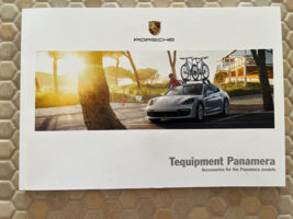Porsche Panamera Gen Ii Tequipment Accessories Brochure 2017 - 2018 Usa Rare - $24.95