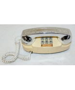 Vtg Bell Systems Western Electric Princess Push-Button Tan Desk Telephon... - $68.26 CAD