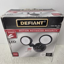 Defiant Hardwired 180-Degree LED Black Motion Activated Security Light - $19.79
