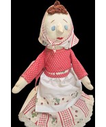 Handmade Plush Doll Vintage  European Granny German Swedish - $20.19 CAD