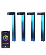 Atomi Smart Color Changing LED Pathway Lights, 4-pack Starter Kit Outdoo... - $189.95
