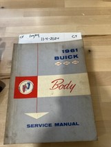 Original 1961 Buick Dealer Body Service Shop Manual Le Sabre Invicta Ele... - $9.50