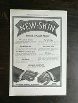 Vintage 1912 New-Skin Newskin Company Full Page Original Ad - £5.22 GBP