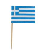 100 Greek Greece Flag Toothpicks - $11.32