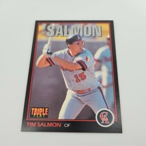 1993 Leaf Tim Salmon #37 Triple Play California Angels Baseball Card - $1.00