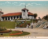 Shelter House and Rest Room Forest Park St. Louis MO Postcard PC574 - $4.99