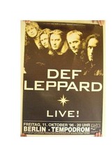 Def Leppard Concert Tour Poster - £70.78 GBP