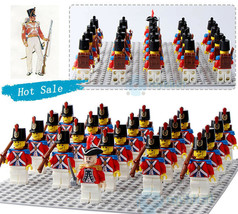 21pcs/set UK Army British Marine Corps American Revolutionary War Minifigures - £26.36 GBP