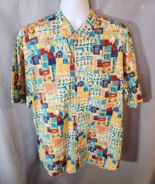 Vtg 90&#39;s Banana Republic Safari &amp; Travel Clothing Geometric Colorful Shi... - $18.46