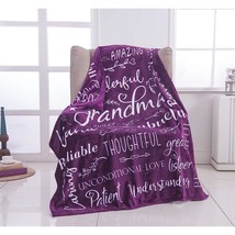 Wonderful Grandma Throw Blanket | Best Grandma Gifts | Wrap Your Grandmother Wit - £43.14 GBP
